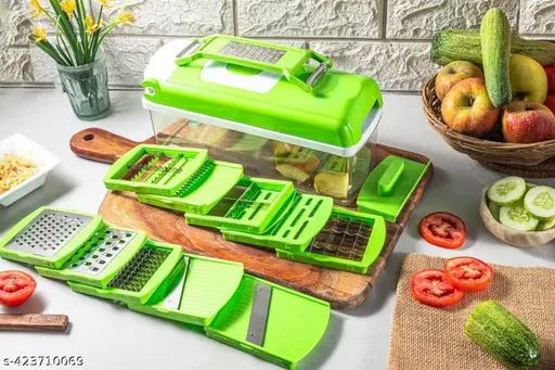 ⚡12-in-1 Vegetable Chopper — Chop, Slice & Dice in Seconds🔥