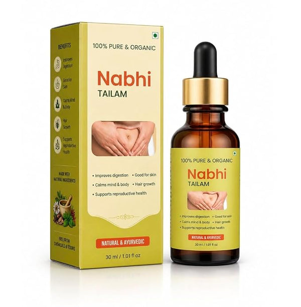 🌿 NabhiKa Weight Management Nabhi Oil | Bloating & Wellness | 🎁 Buy 1 Get 1 Free
