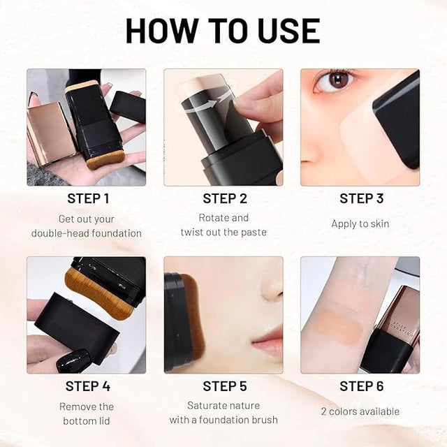 ✨Korean 2 in 1 Glass Skin Foundation Stick (Imported Skincare)