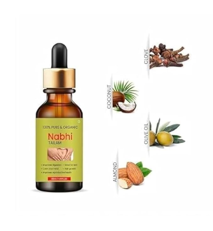 🌿 NabhiKa Weight Management Nabhi Oil | Bloating & Wellness | 🎁 Buy 1 Get 1 Free